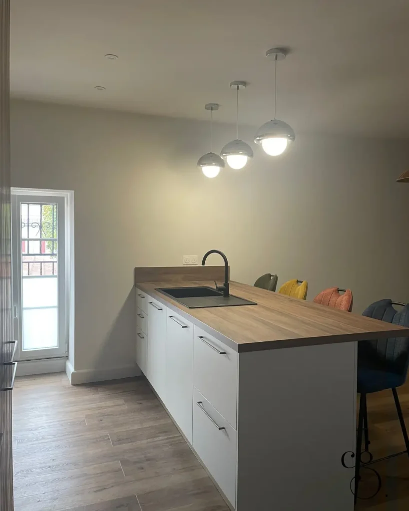 rénovation appartement Gan 64 , transformation cuisine